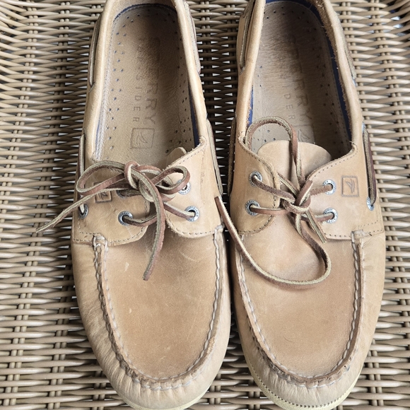 Nautica Men's Tan Boat Shoes - Picture 1 of 5